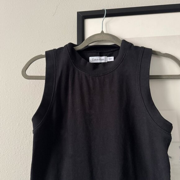 Calvin Klein | NWOT Sleeveless Mini Dress in Black Size Small - Picture 4 of 7